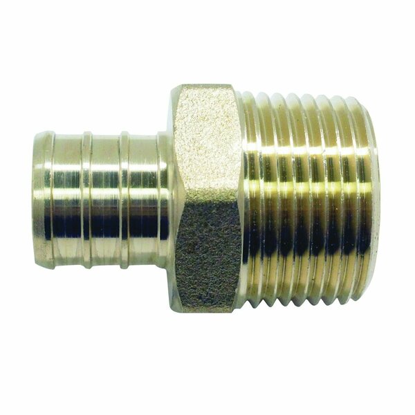 Apollo Valves Adapter Pex 1In Brass Male APXMA11